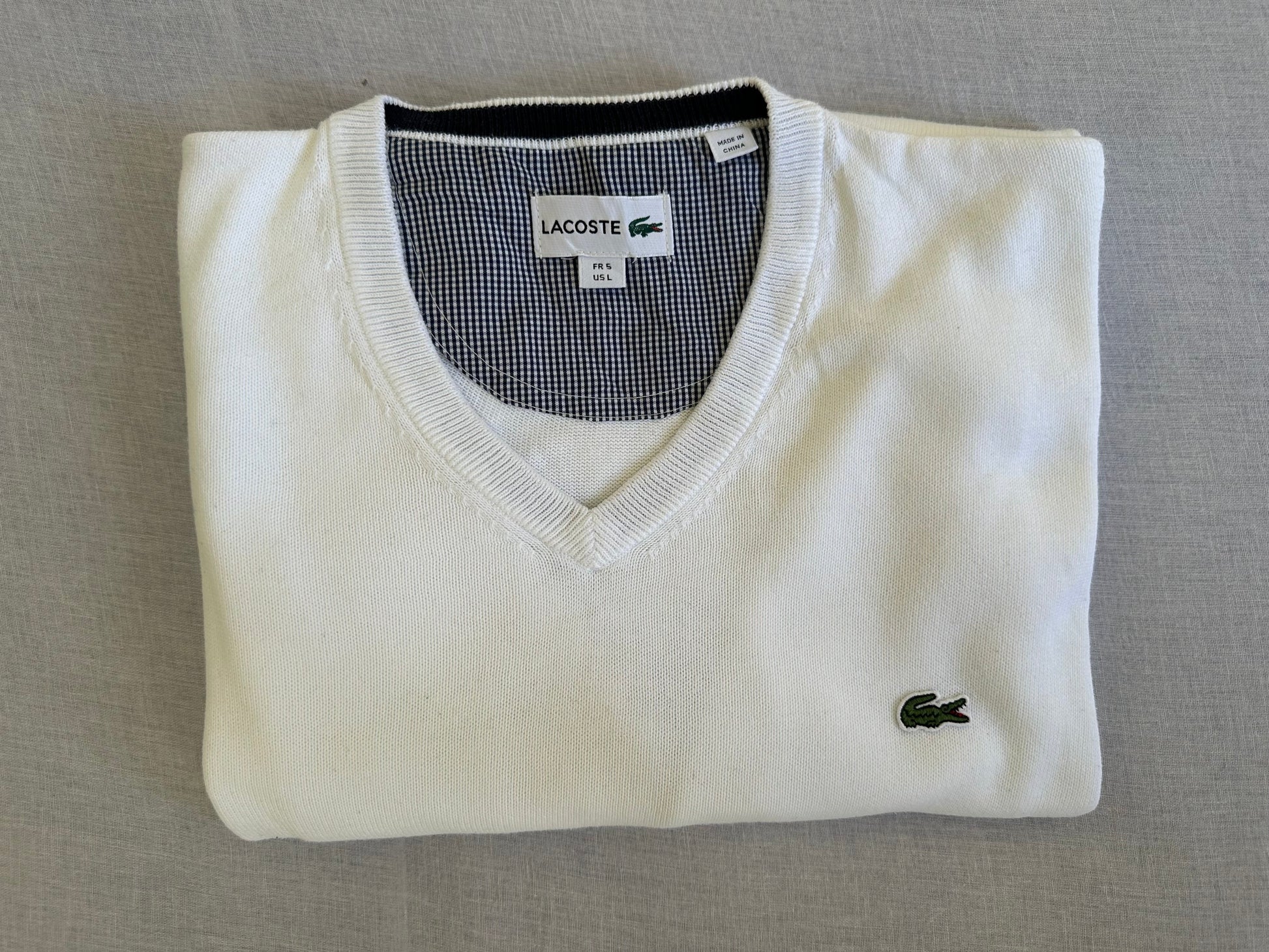 Pull LACOSTE Taille M Spot-Chic