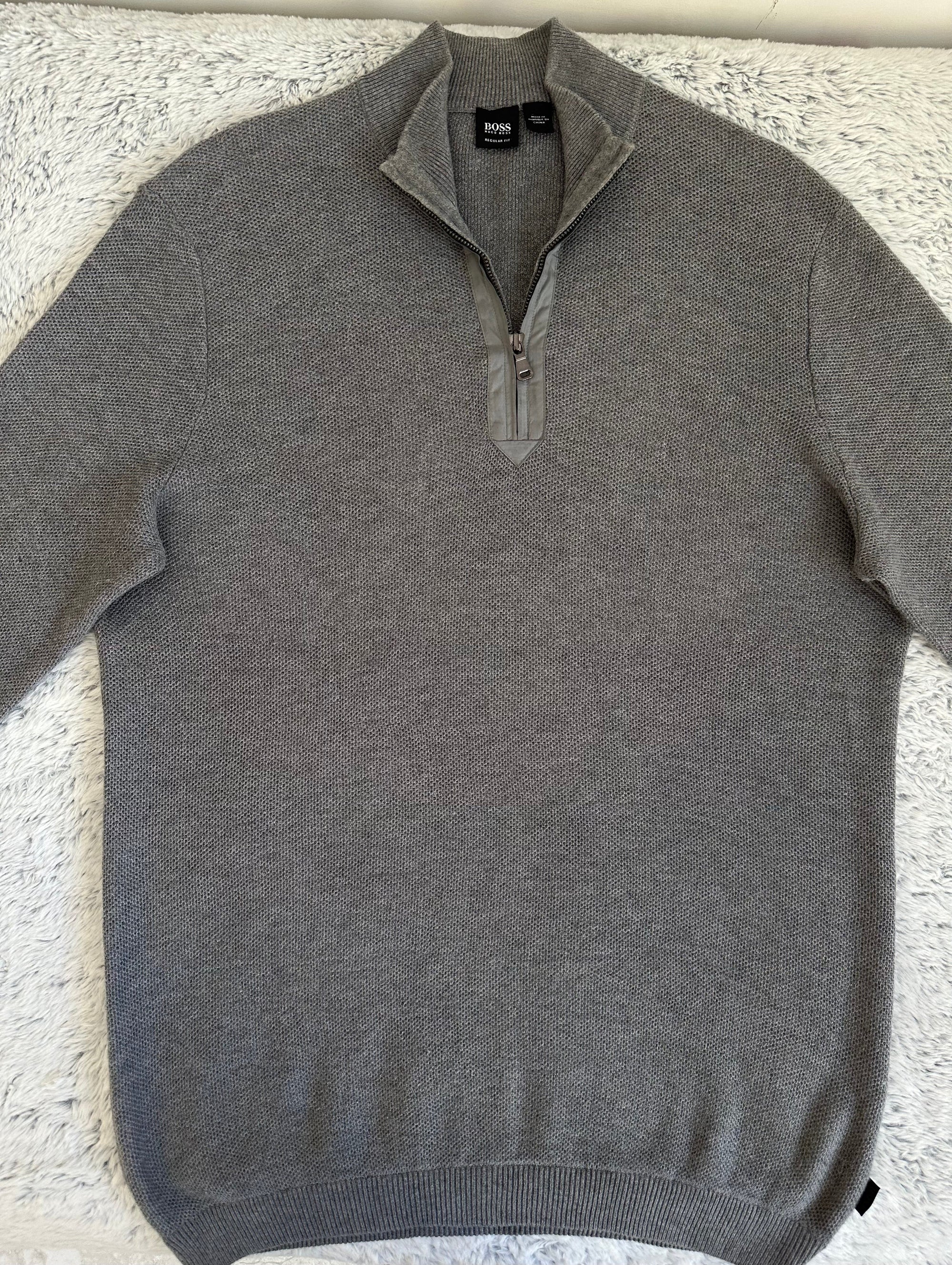Pull demi zippé HUGO BOSS Taille XL Spot-Chic