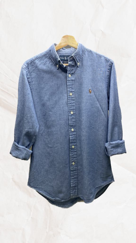 Chemise, Ralph Lauren Bleue Taille S/M