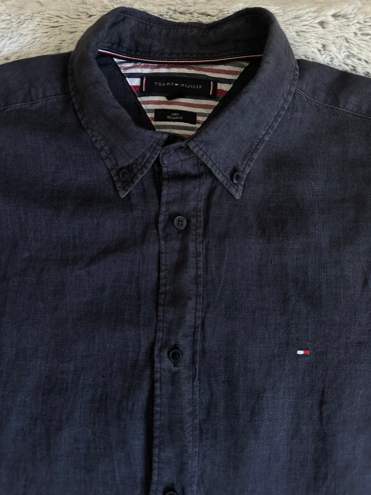 Chemise TOMMY HILFIGER en lin Taille L