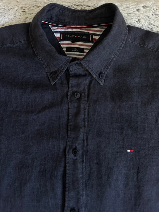 Chemise TOMMY HILFIGER en lin Taille L