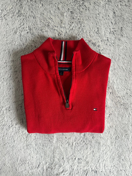 Pull demi zippé TOMMY HILFIGER Taille M Spot-Chic