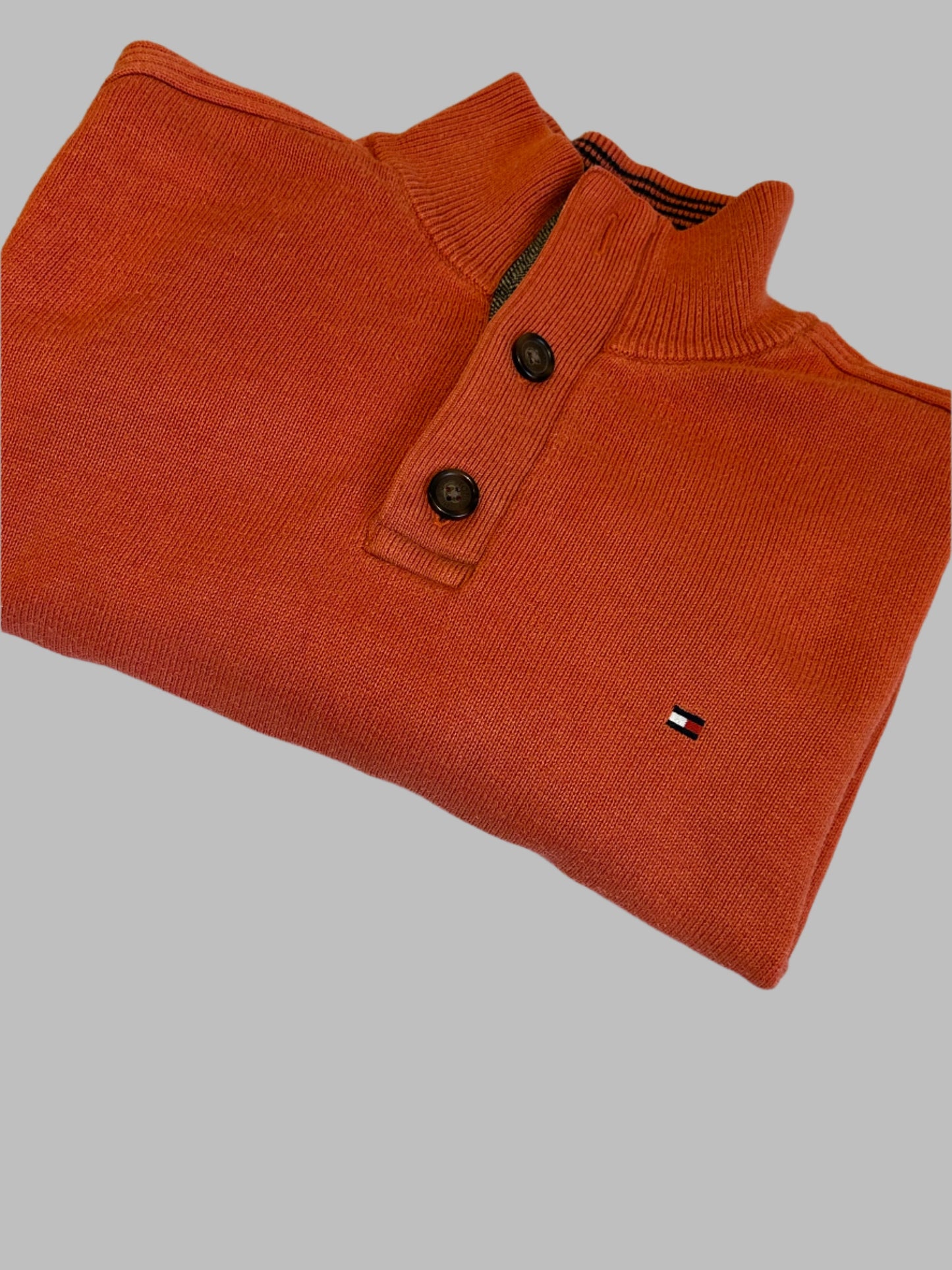 Pull demi boutonné TOMMY HILFIGER Taille M Spot-Chic