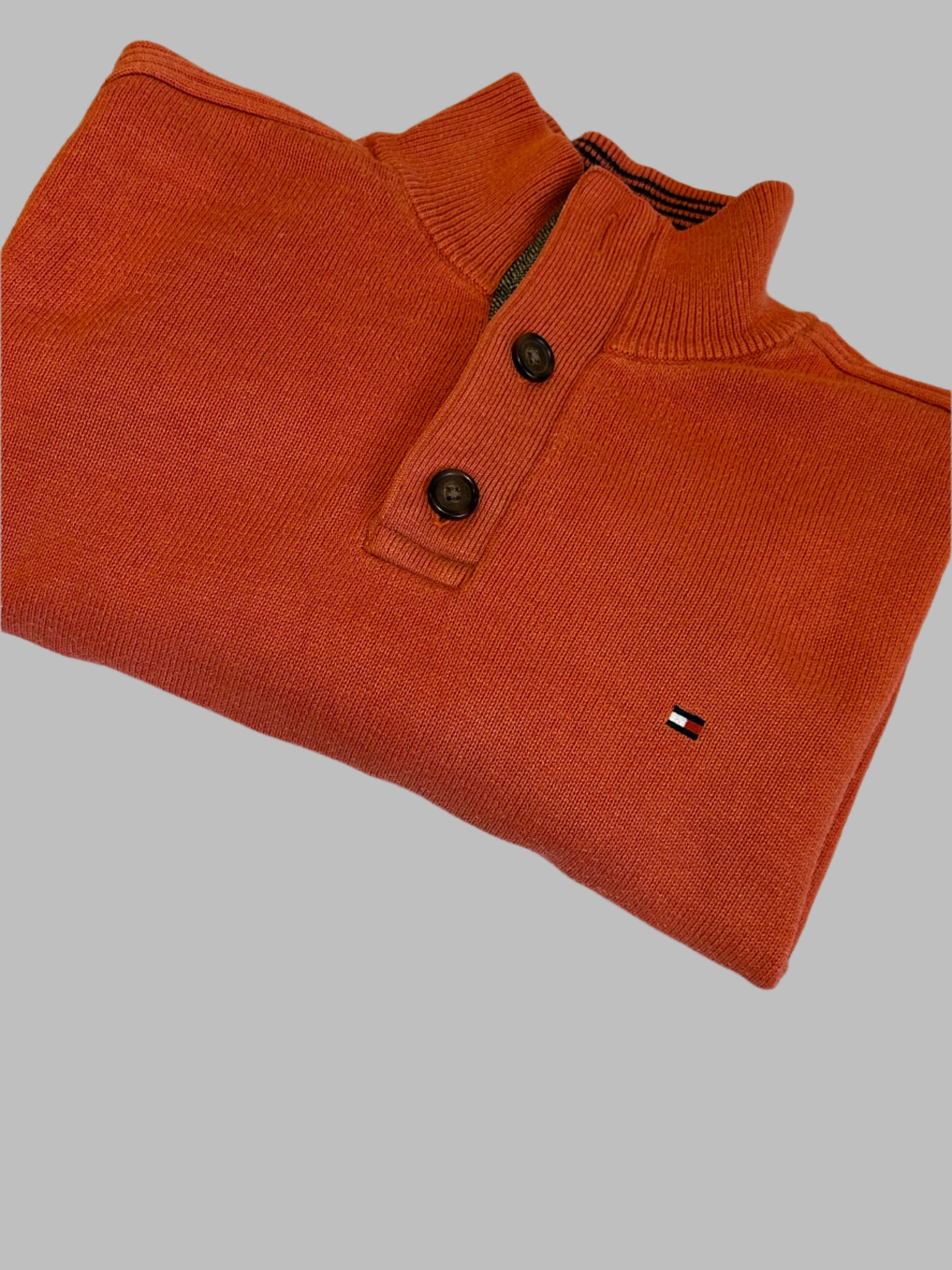 Pull demi boutonné TOMMY HILFIGER Taille M Spot-Chic