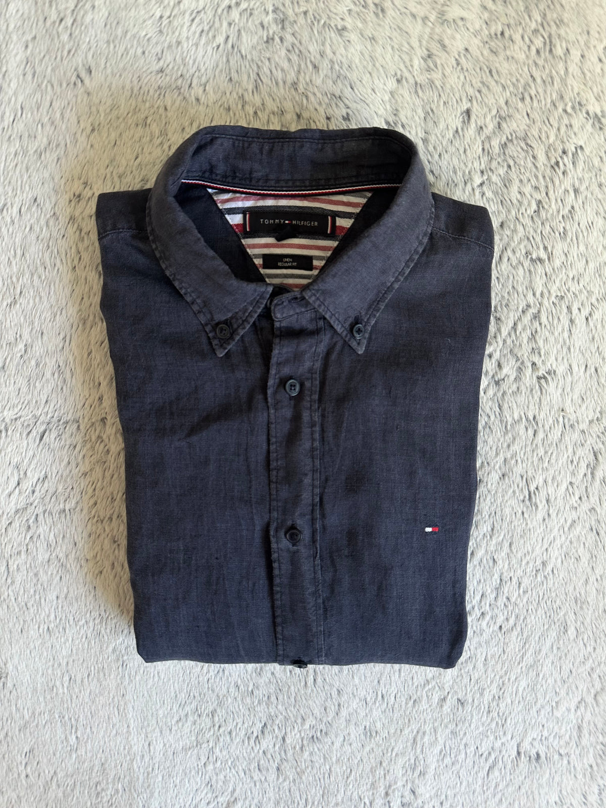 Chemise TOMMY HILFIGER en lin Taille L