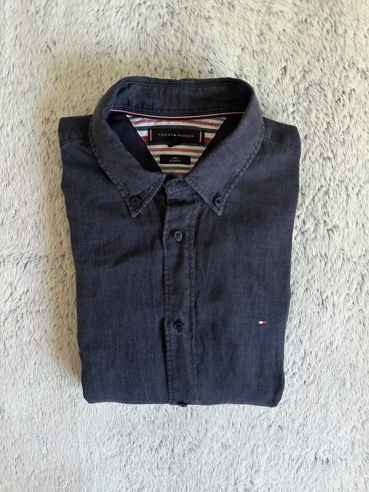 Chemise TOMMY HILFIGER en lin Taille L