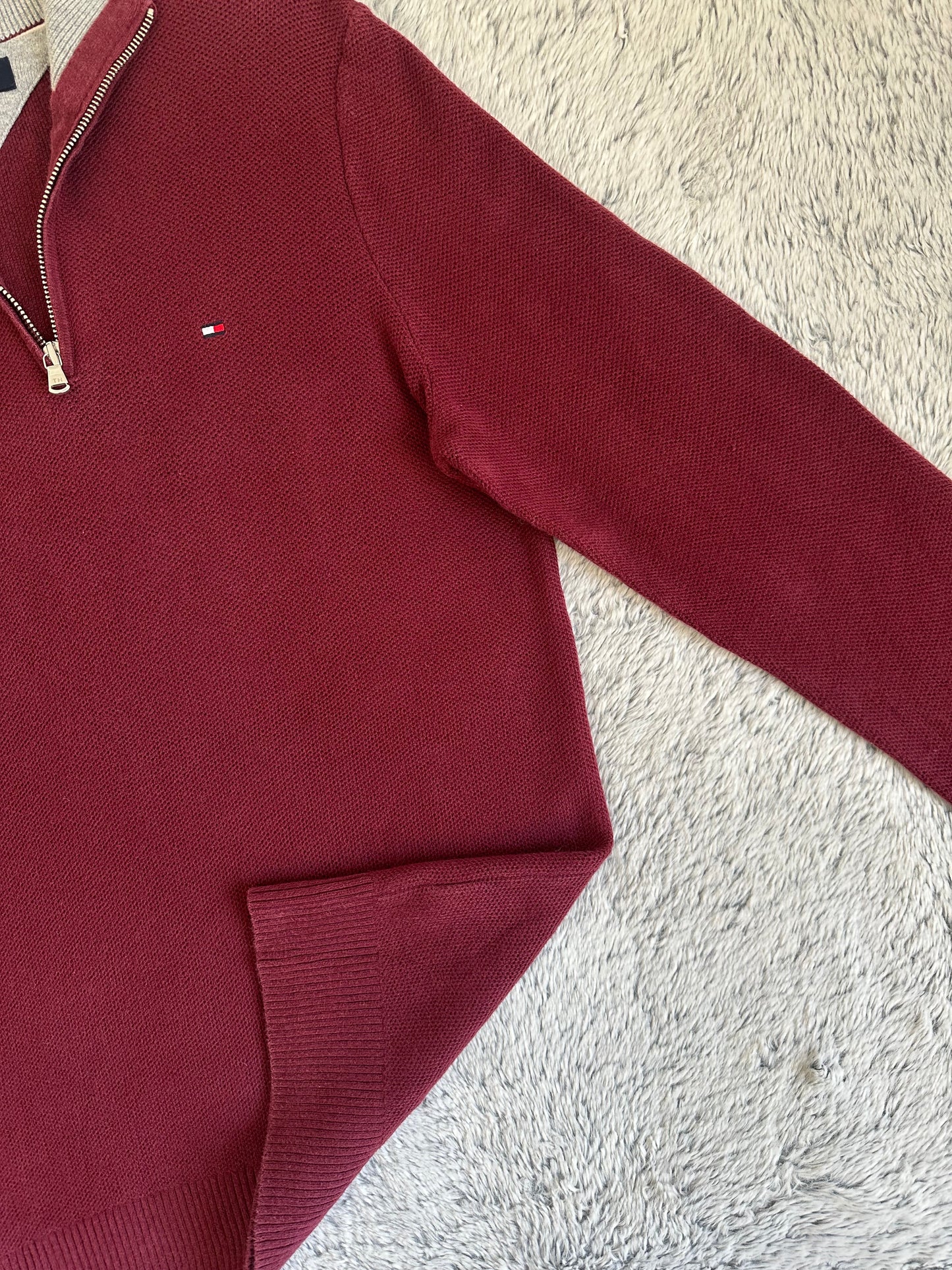 Pull demi zippé TOMMY HILFIGER Taille S Spot-Chic