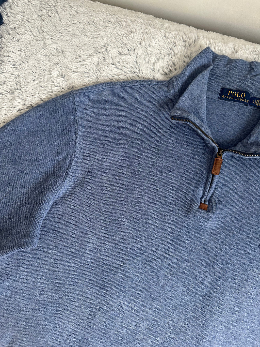 Pull demi zippé RALPH LAUREN Taille L/G Spot-Chic