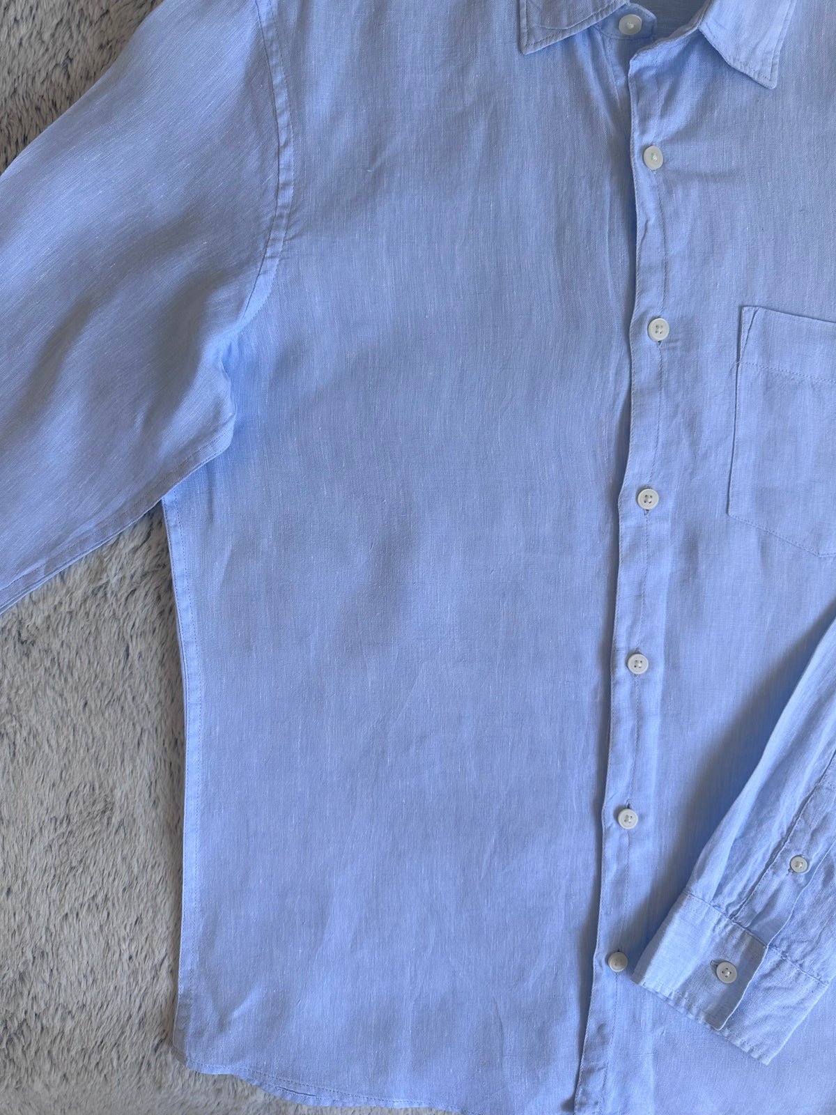 Chemise Zara en lin Taille S Spot-Chic