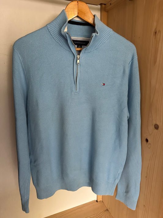Pull demi zippé TOMMY HILFIGER Taille M Spot-Chic