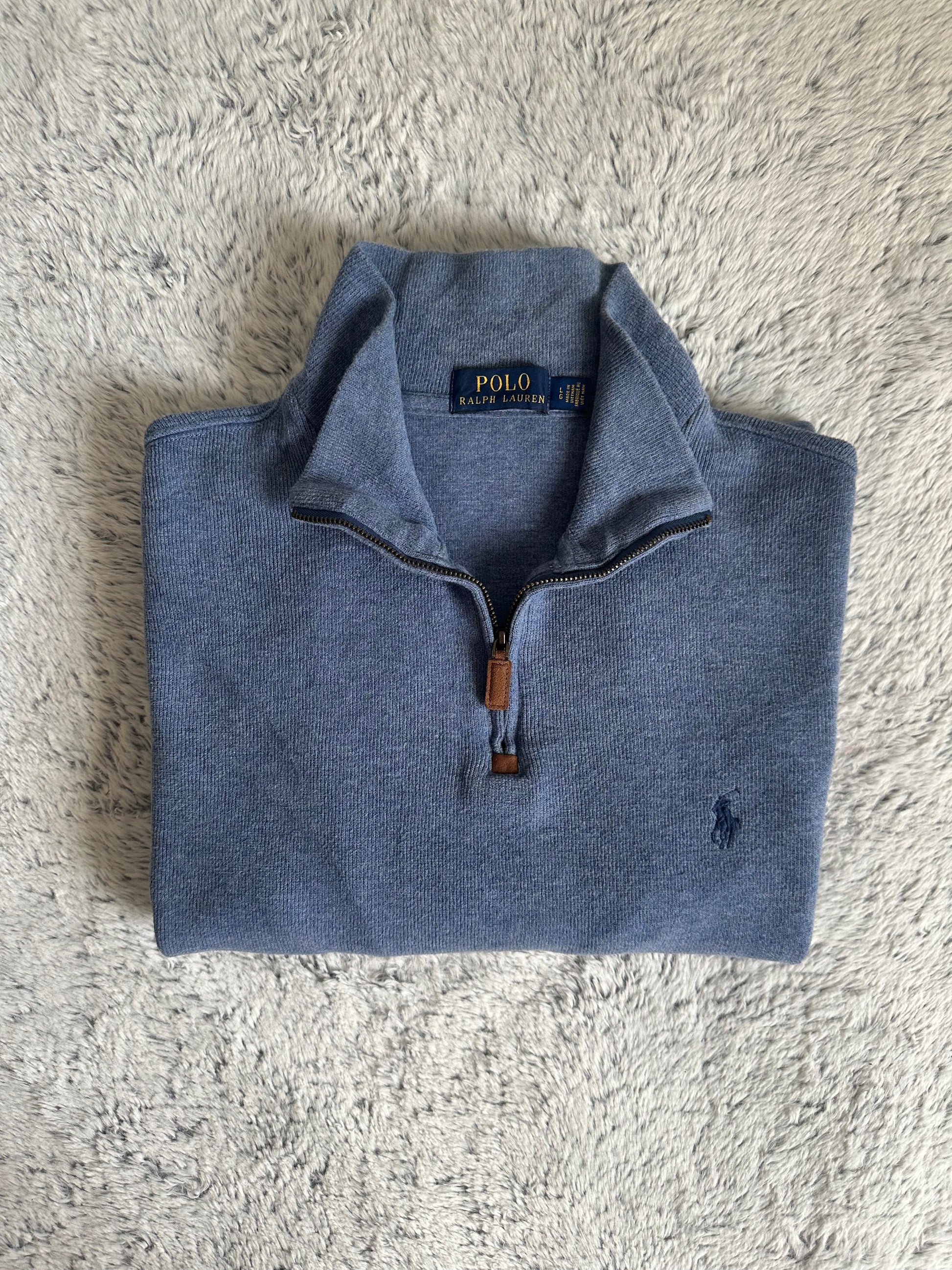 Pull demi zippé RALPH LAUREN Taille L/G Spot-Chic