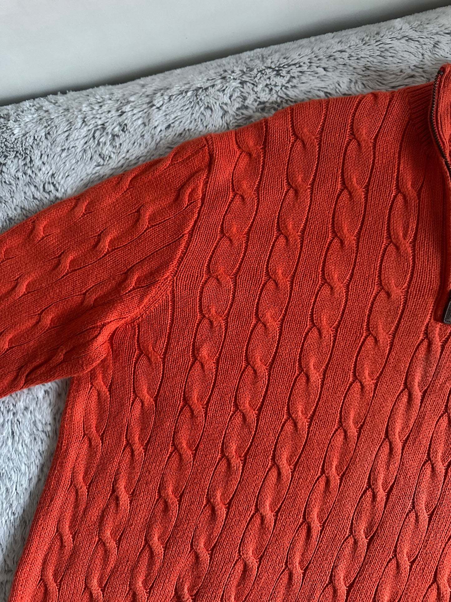 Pull demi zippé RALPH LAUREN Taille L/XL Spot-Chic