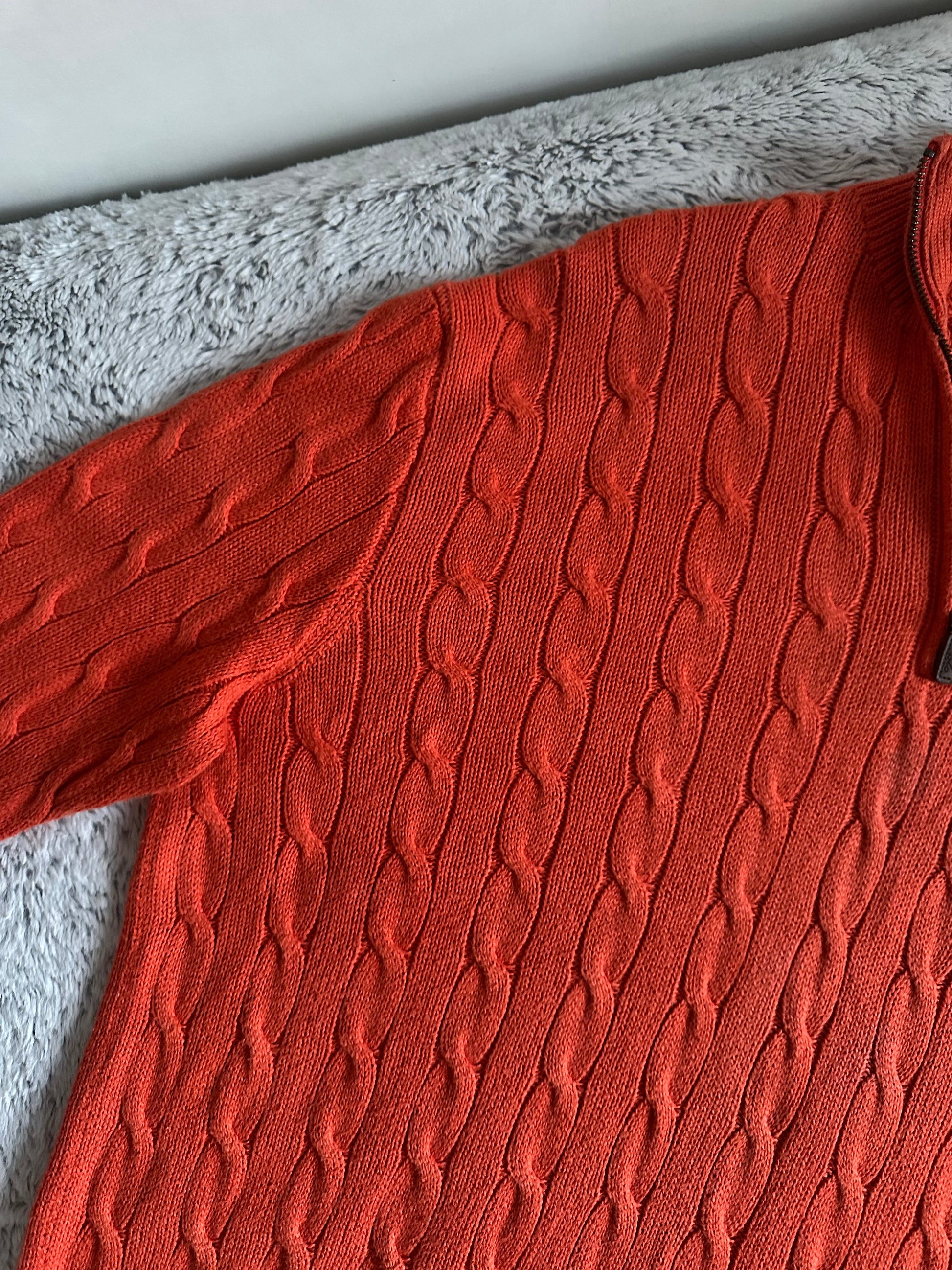 Pull demi zippé RALPH LAUREN Taille L/XL Spot-Chic