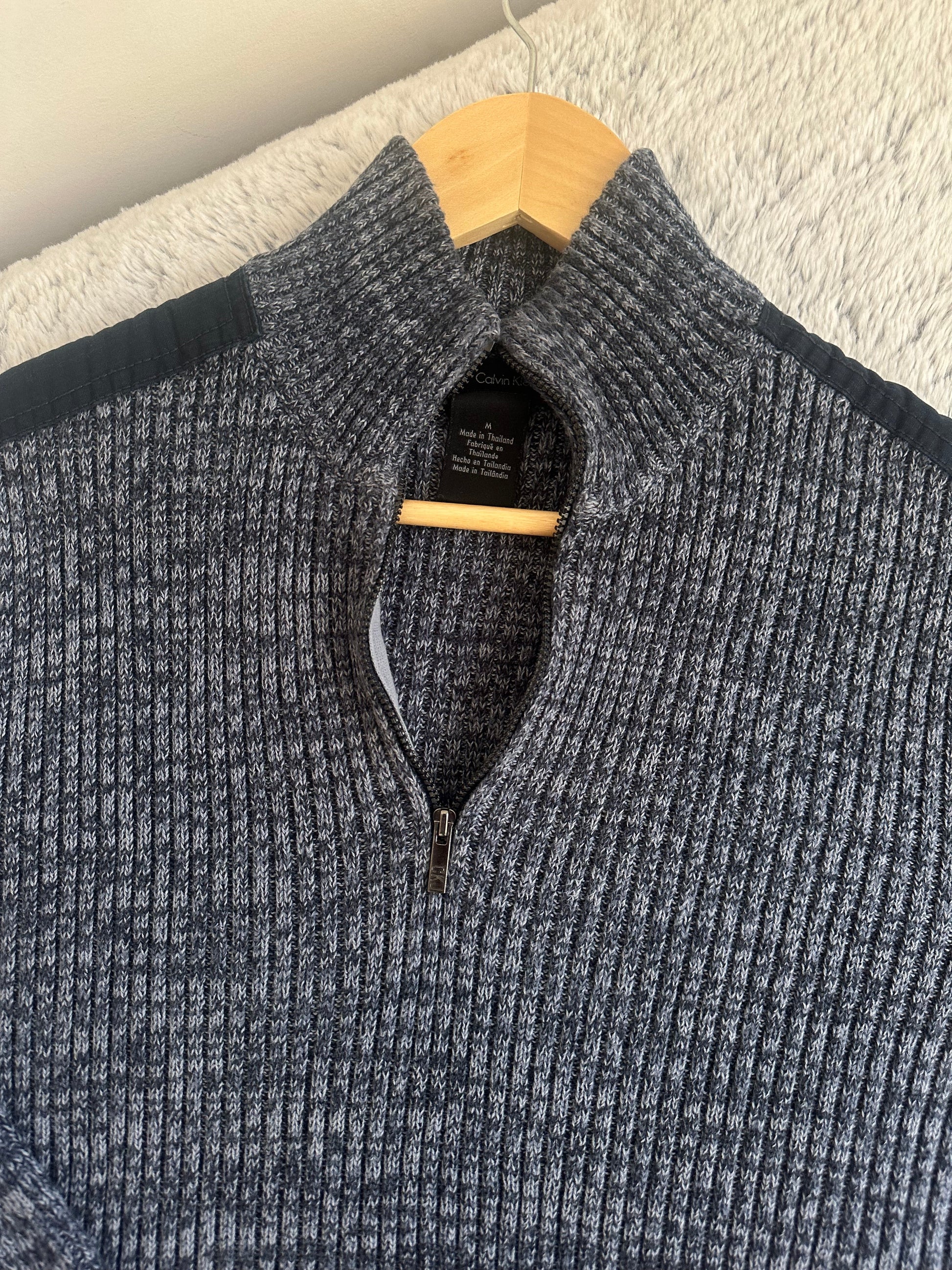 Pull demi zippé CALVIN KLEIN Taille M Spot-Chic