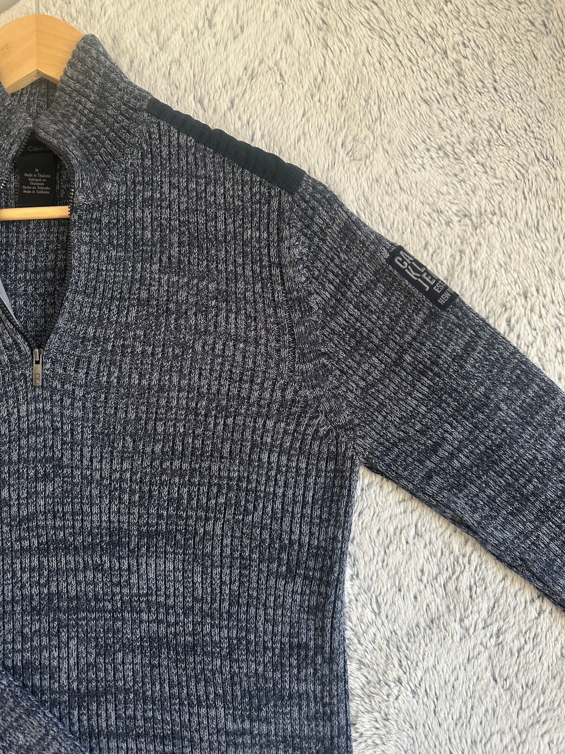 Pull demi zippé CALVIN KLEIN Taille M Spot-Chic