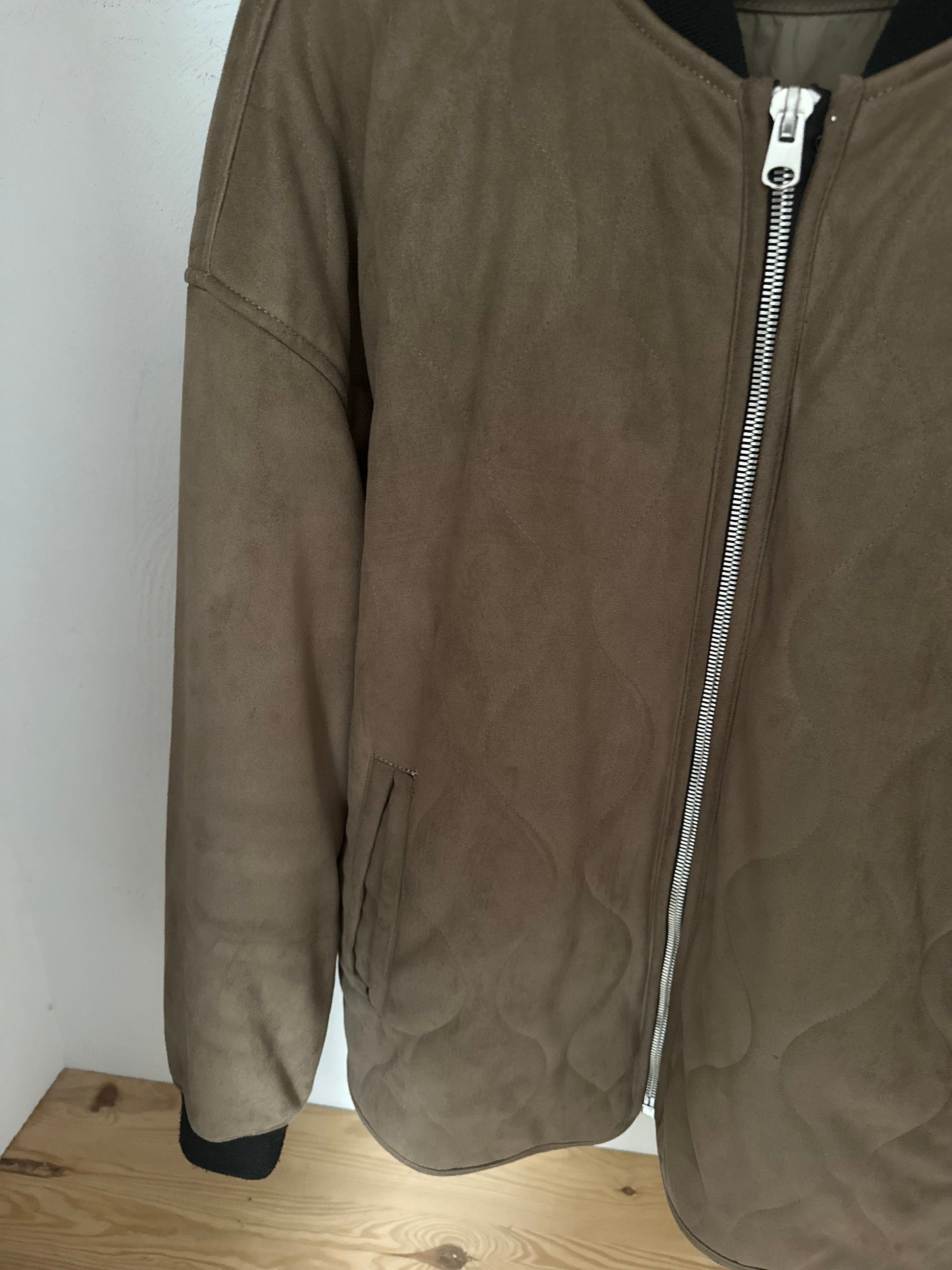 Veste ZARA Taille L en daim Spot-Chic