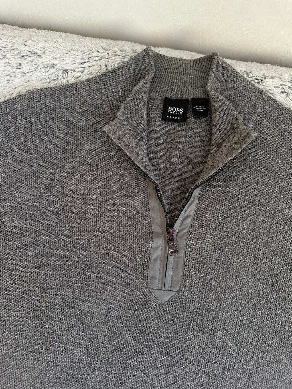 Pull demi zippé HUGO BOSS Taille XL Spot-Chic