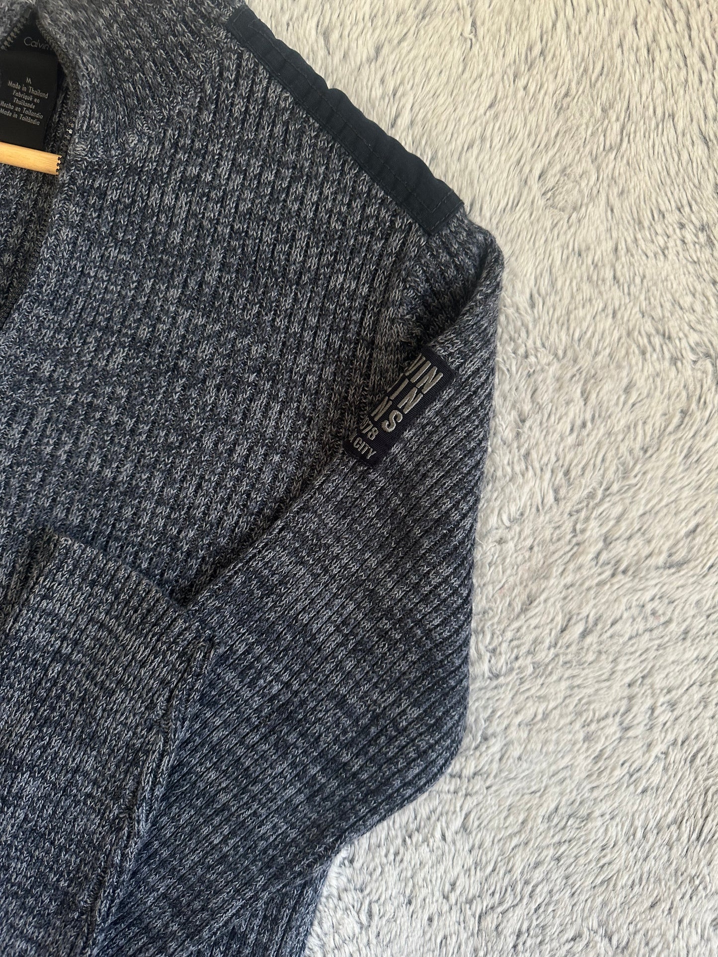 Pull demi zippé CALVIN KLEIN Taille M Spot-Chic