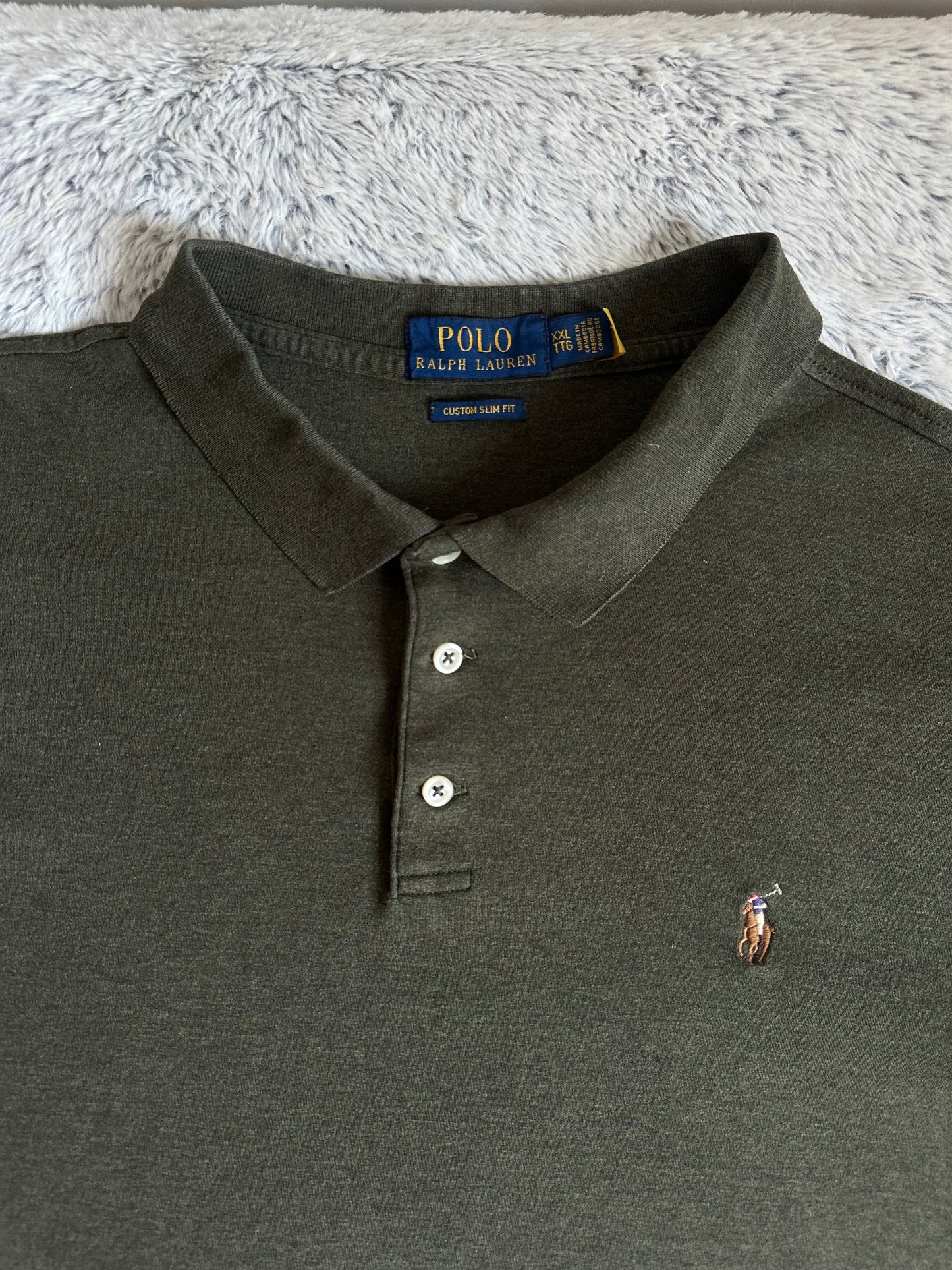 Polo RALPH LAUREN Taille XXL Slim Fit Spot-Chic
