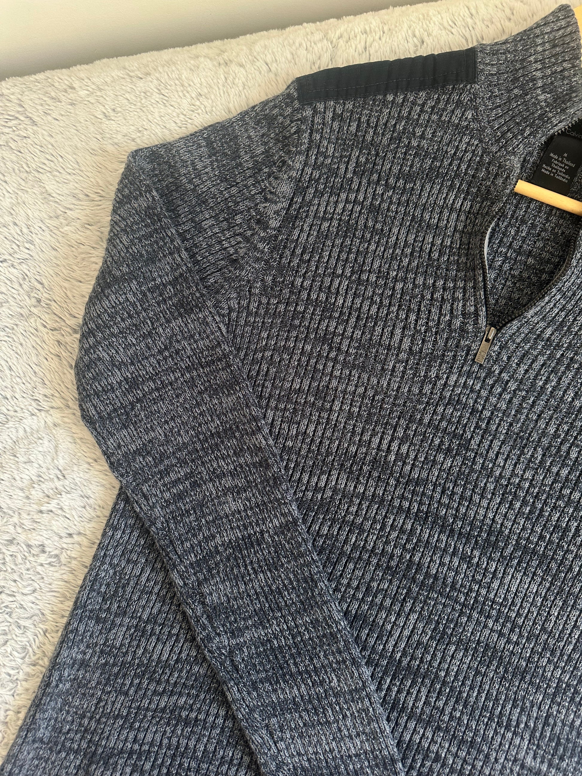 Pull demi zippé CALVIN KLEIN Taille M Spot-Chic