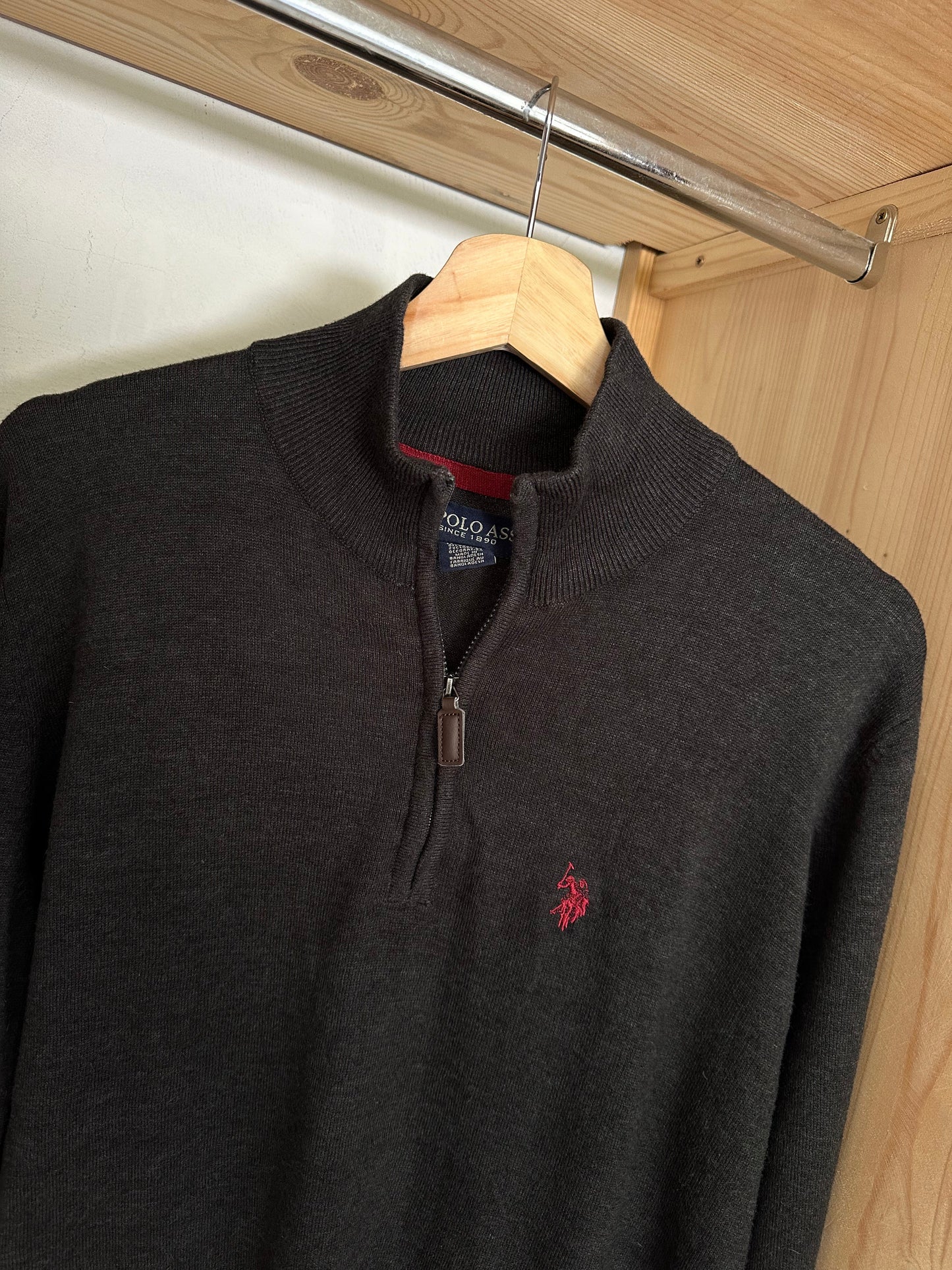 Pull demi zippé US POLO ASSN Taille M Spot-Chic