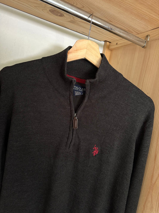 Pull demi zippé US POLO ASSN Taille M Spot-Chic