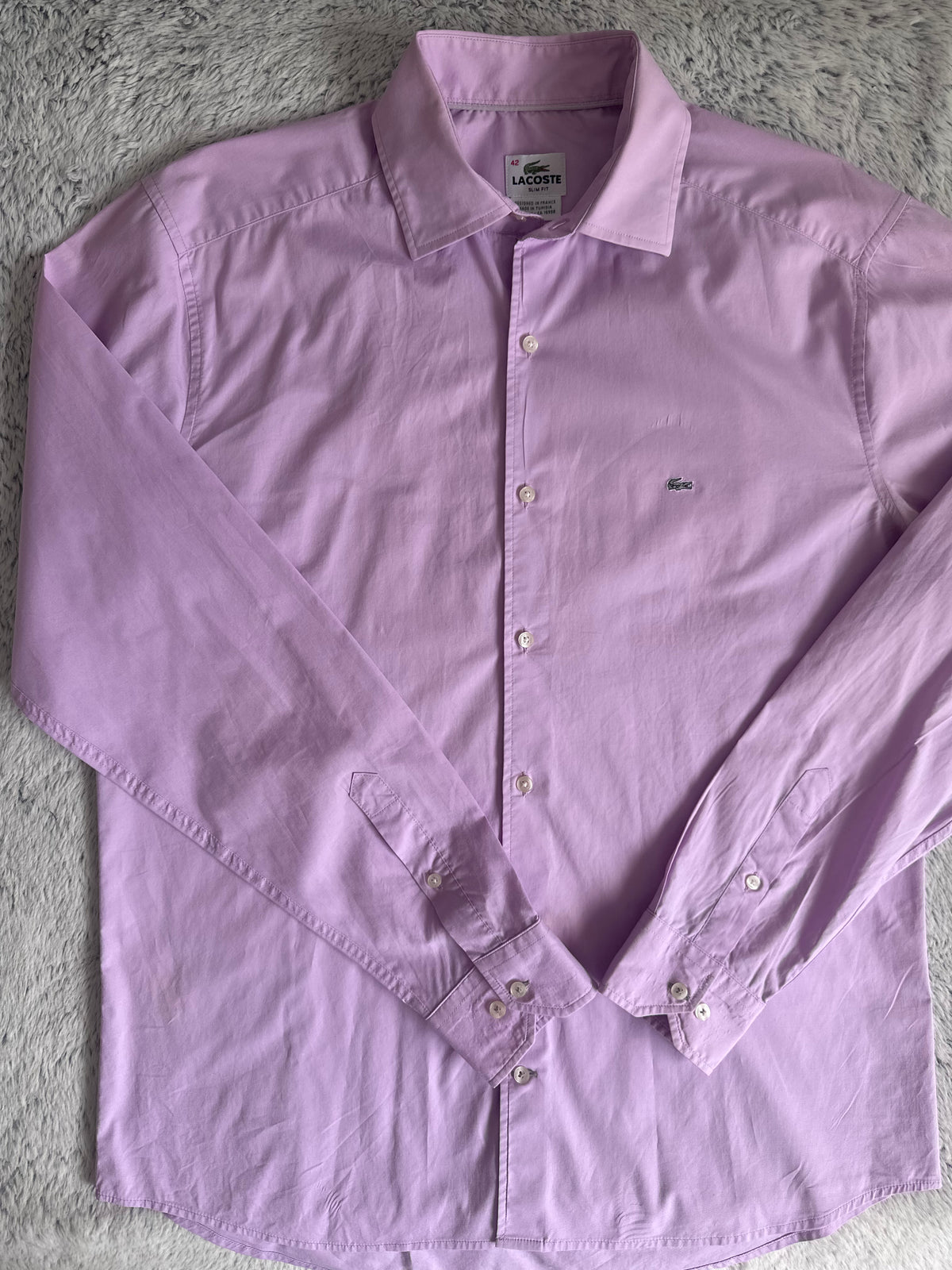 Chemise Lacoste Taille L Slim Fit Spot-Chic