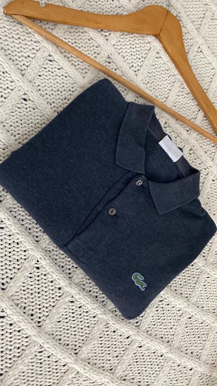 Polo LACOSTE manche longue Taille L Spot-Chic