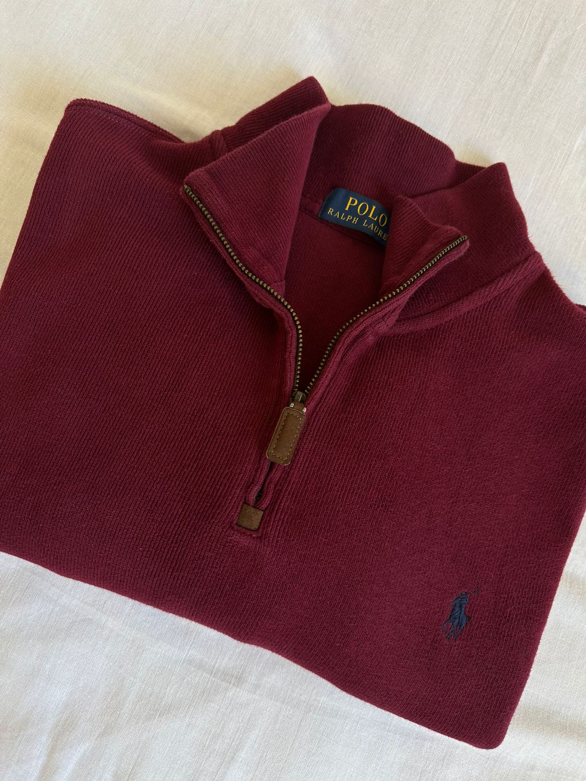 Pull demi zippé RALPH LAUREN Taille XL Spot-Chic