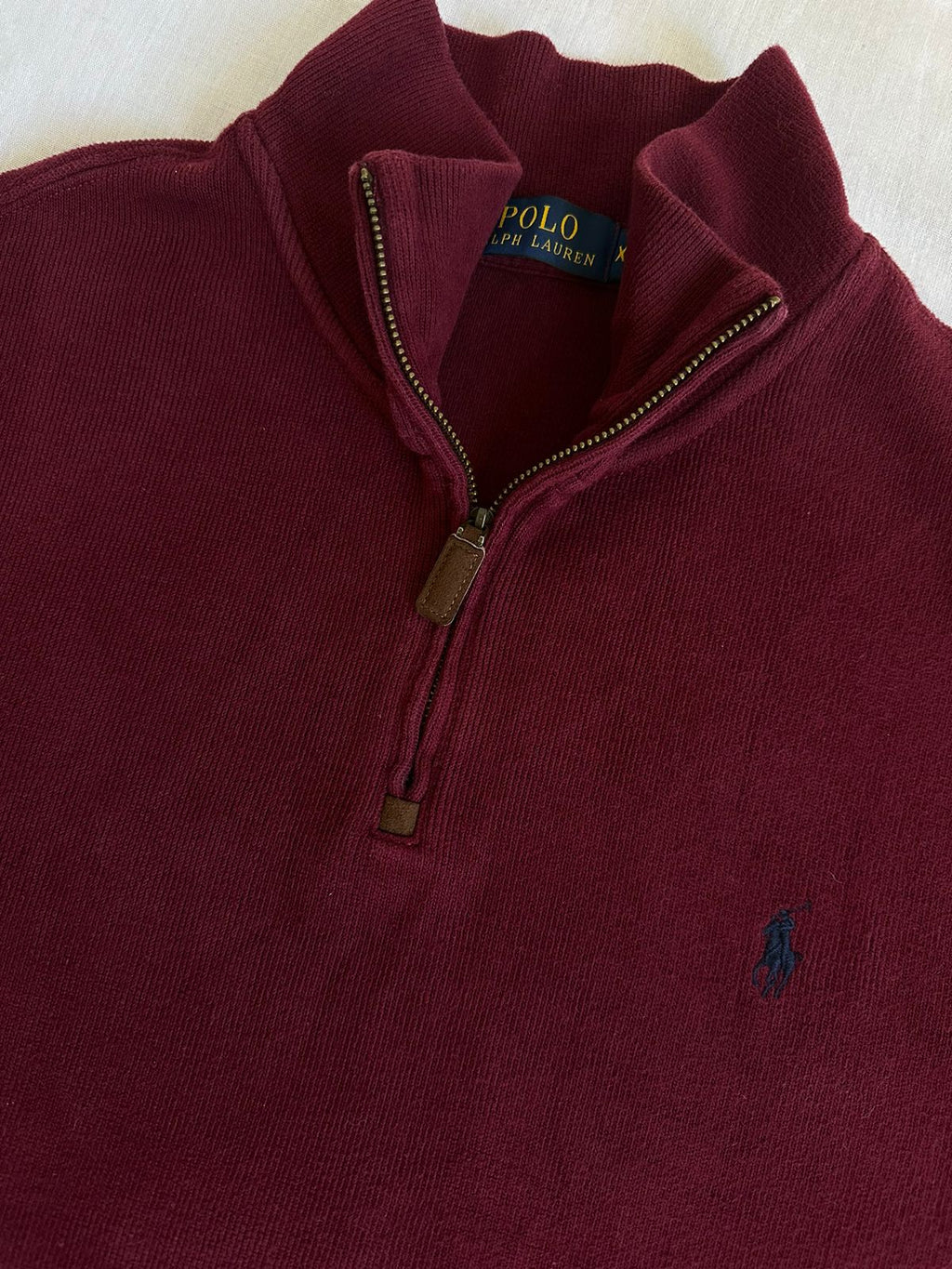 Pull demi zippé RALPH LAUREN Taille XL Spot-Chic