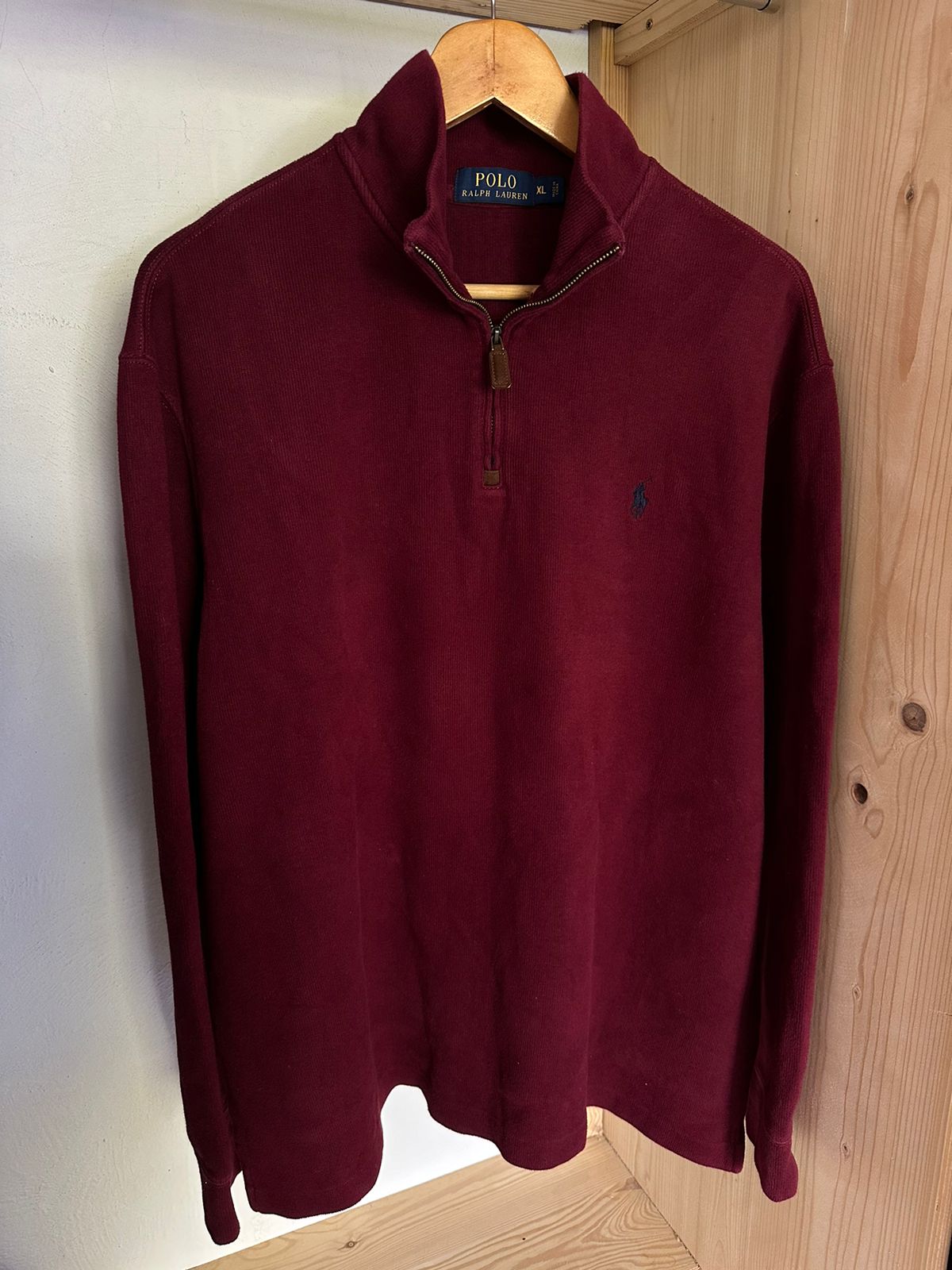 Pull demi zippé RALPH LAUREN Taille XL Spot-Chic
