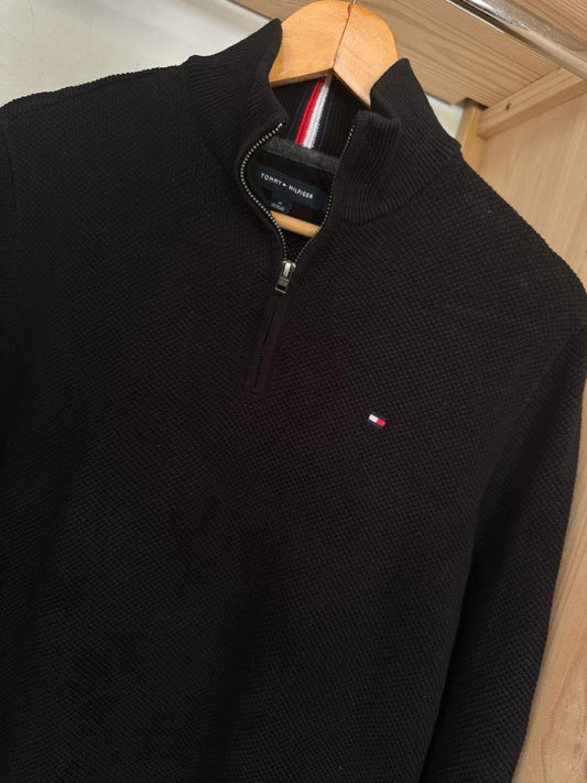 Pull demi zippé TOMMY HILFIGER Taille M Spot-Chic