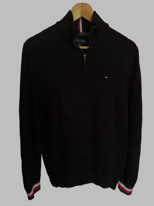 Pull demi zippé TOMMY HILFIGER Taille M Spot-Chic