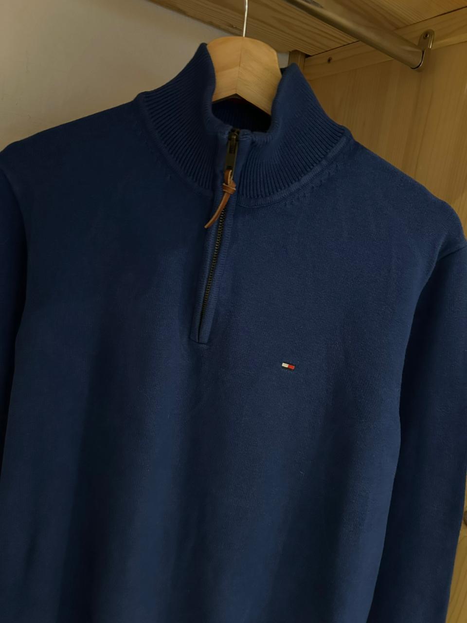 Pull demi zippé TOMMY HILFIGER Taille M Spot-Chic