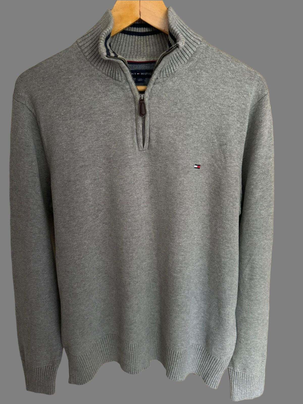 Pull demi zippé TOMMY HILFIGER Taille M Spot-Chic