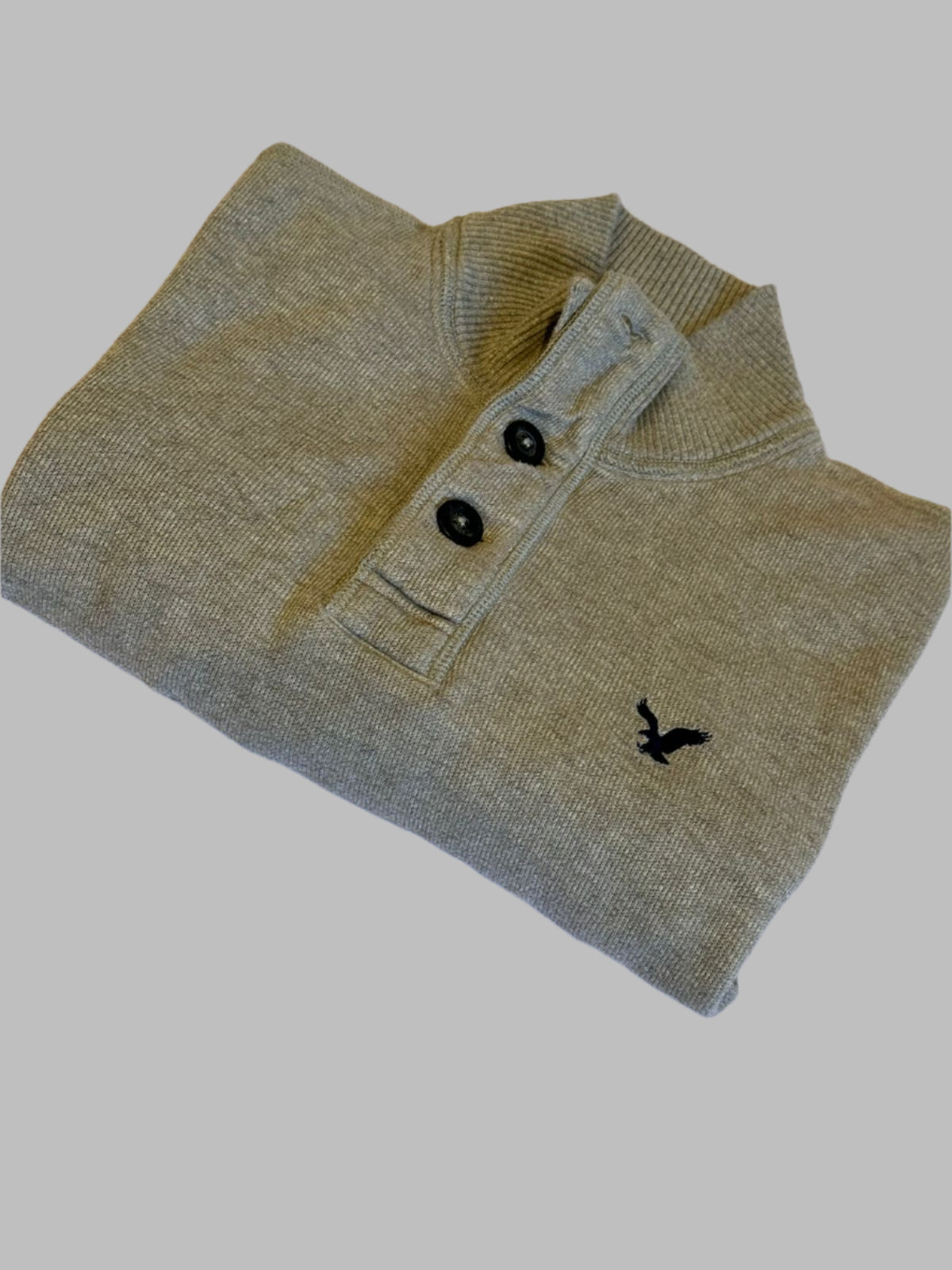 Pull demi boutonné AMERICAN EAGLE Taille S Spot-Chic
