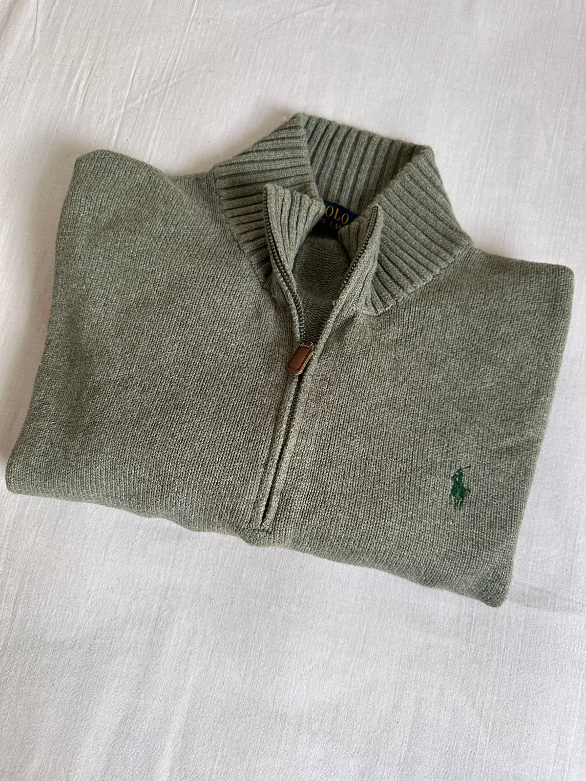 Pull demi zippé RALPH LAUREN Taille M Spot-Chic