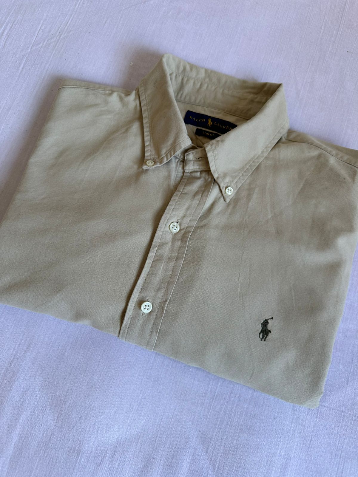 Chemise RALPH LAUREN Taille L slim fit Spot-Chic
