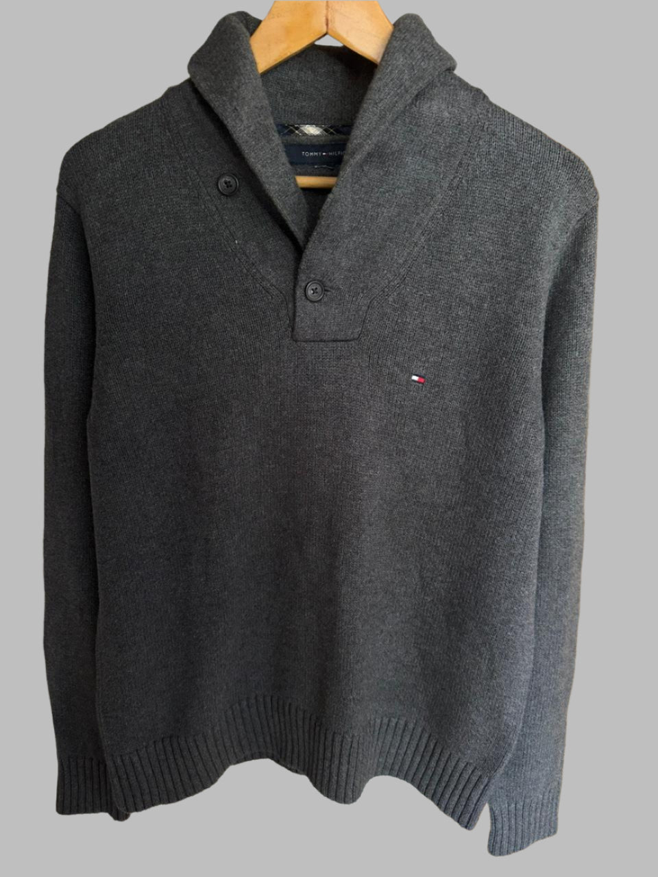 Pull demi boutonné TOMMY HILFIGER Taille M Spot-Chic