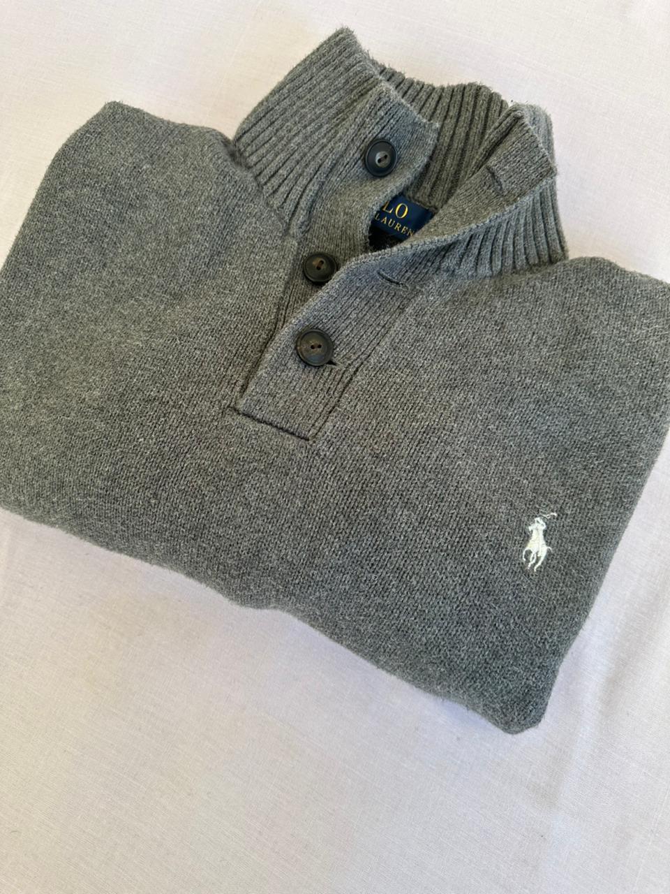 Pull demi boutonné RALPH LAUREN Taille L Spot-Chic