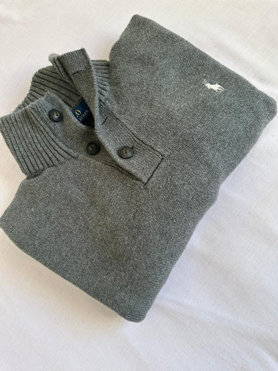 Pull demi boutonné RALPH LAUREN Taille L Spot-Chic