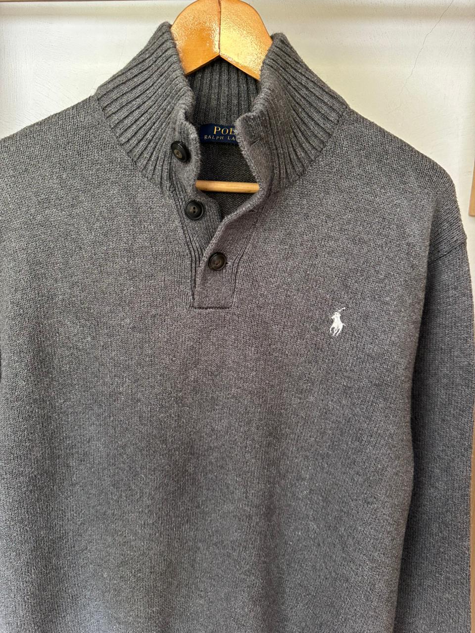 Pull demi boutonné RALPH LAUREN Taille L Spot-Chic