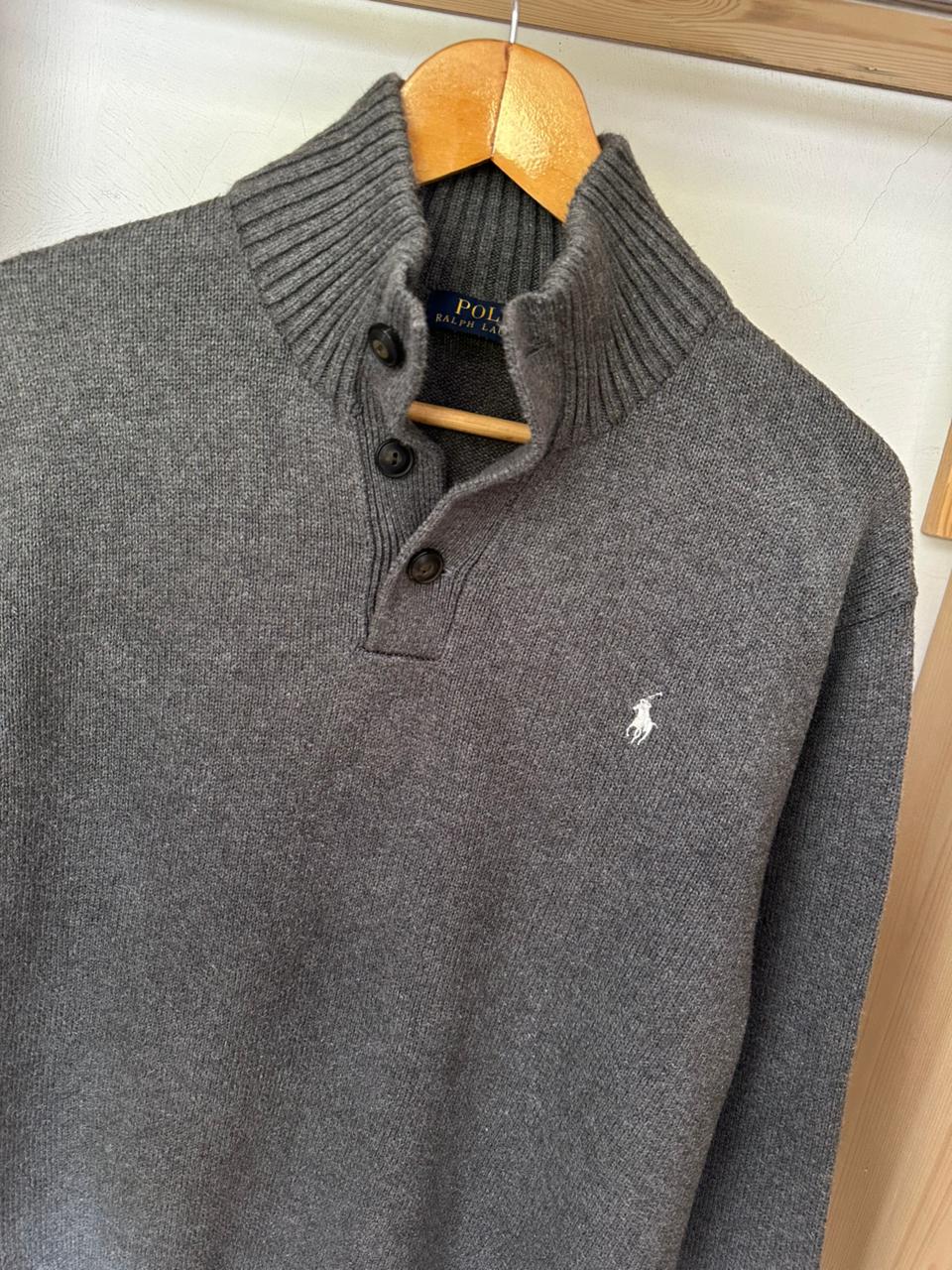 Pull demi boutonné RALPH LAUREN Taille L Spot-Chic