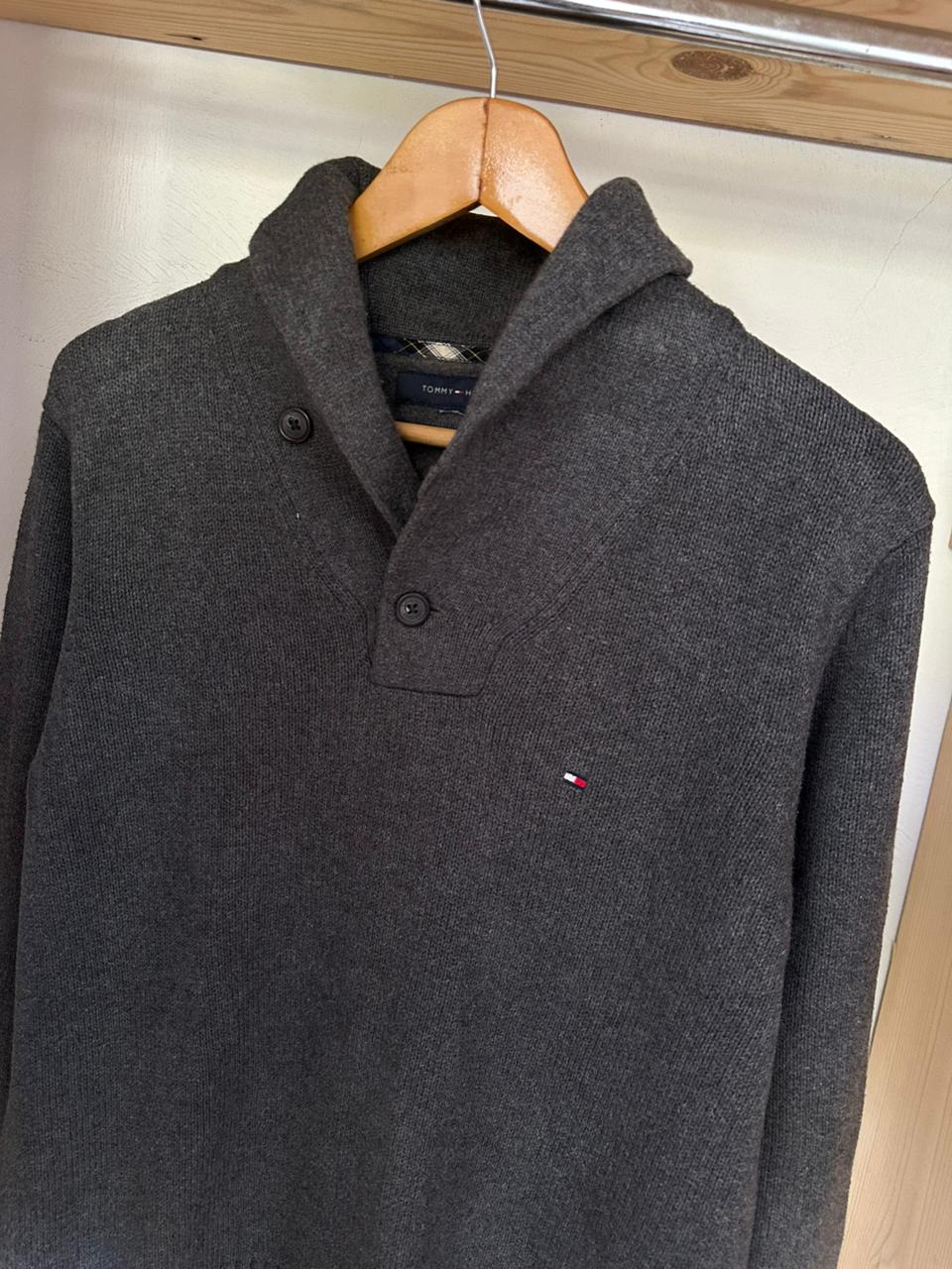 Pull demi boutonné TOMMY HILFIGER Taille M Spot-Chic