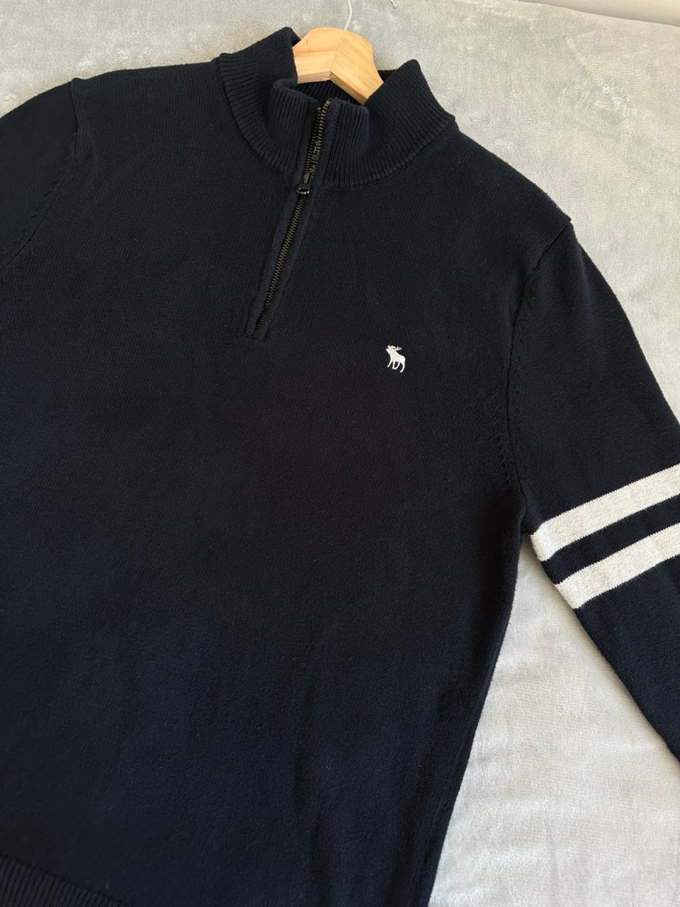 Pull demi zippé ABERCROMBIE & FITCH Taille XL Spot-Chic