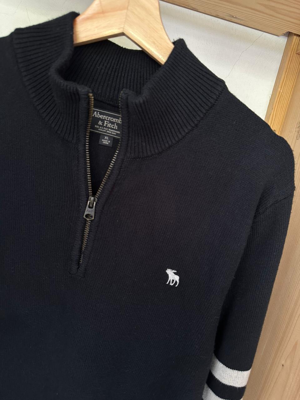 Pull demi zippé ABERCROMBIE & FITCH Taille XL Spot-Chic