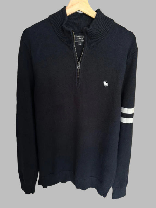 Pull demi zippé ABERCROMBIE & FITCH Taille XL Spot-Chic