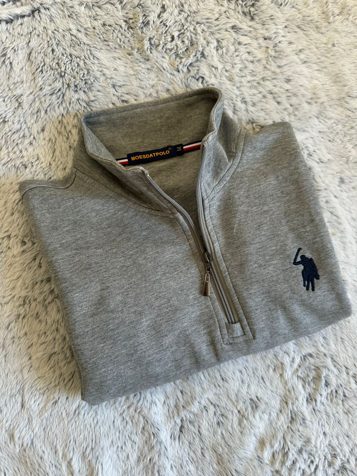 Pull demi zippé POLO Taille M Spot-Chic