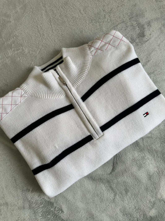 Pull demi zippé TOMMY HILFIGER Taille L Spot-Chic