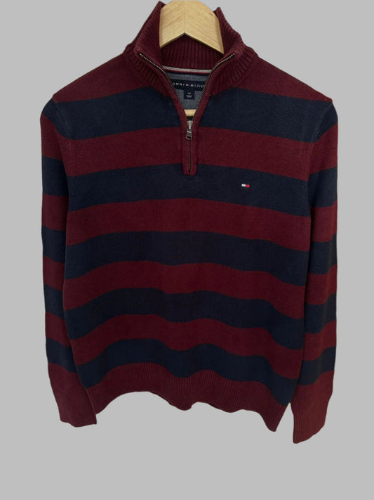 Pull demi zippé TOMMY HILFIGER Taille S Spot-Chic